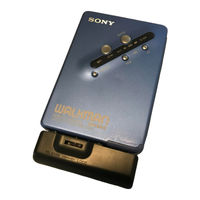 Sony Walkman WM-EX674 Operating Instructions