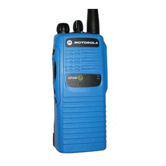 Motorola GP340 User Manual