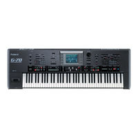 Roland sr-g01 Owner's Manual