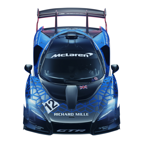 McLaren SENNA GTR Owner's Handbook Manual