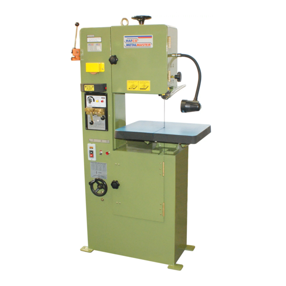 Hafco Metalmaster VB-300 Instruction Manual