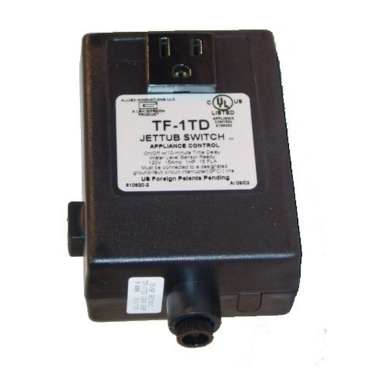 Allied Innovations TF-1TD Quick Start Manual