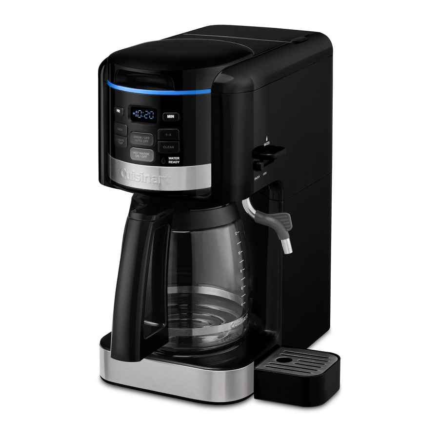 Cuisinart Coffee PLUS CHW-16 Series - 12-Cup Programmable Coffeemaker & Hot Water System Manual