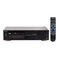 Sony CDP-791 Service Manual