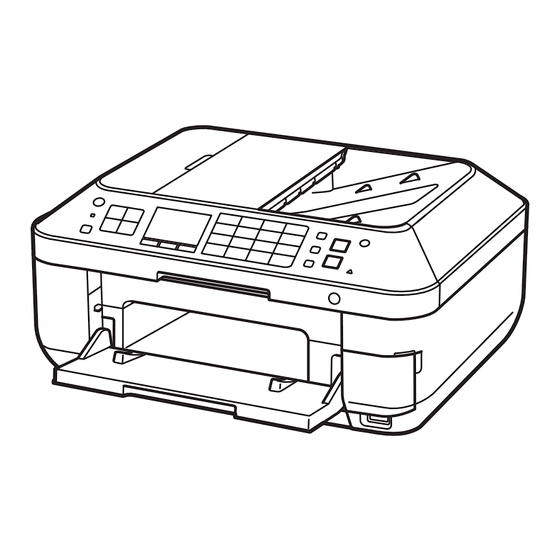 Canon PIXMA MX897 Getting Started