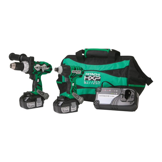 Hitachi KC18DCL - HXP Li-Ion Hammer Drill 2 Piece Combo Parts List