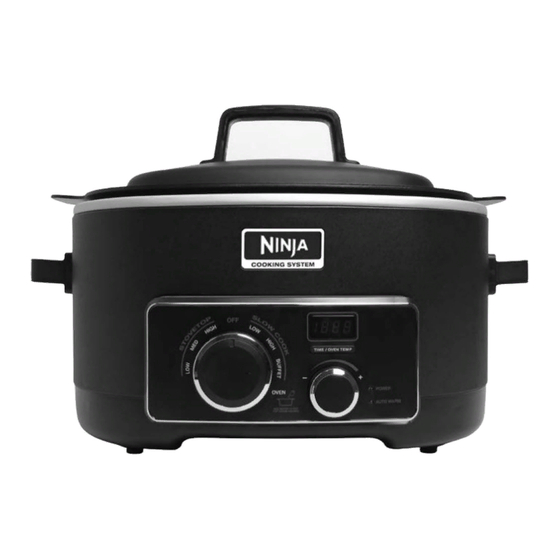 Ninja Multicooker (3 in 1) System - Slow Cooker, Stove Top, and Oven  (MC750) 