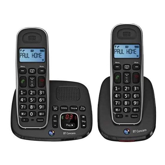 BT Bt Concerto 1500  Home Phones with docks and power supplies x2 