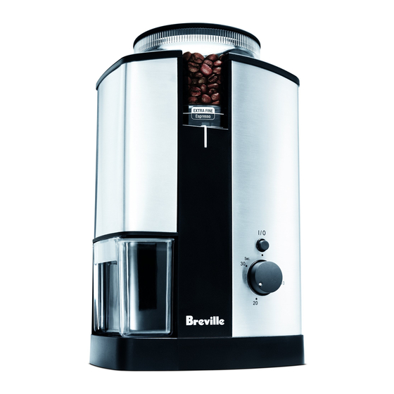 breville grind control manual