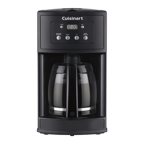 CUISINART DCC500 SERIES INSTRUCTION BOOKLET Pdf Download ManualsLib