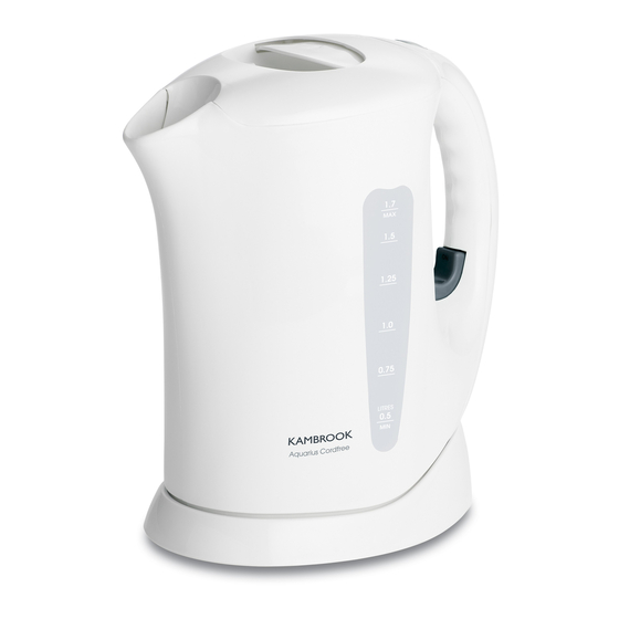 KAMBROOK AQUARIUS CORDFREE KAK36 INSTRUCTION BOOKLET Pdf Download