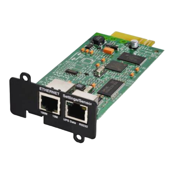 EATON NETWORK MANAGEMENT CARD USER MANUAL Pdf Download ManualsLib