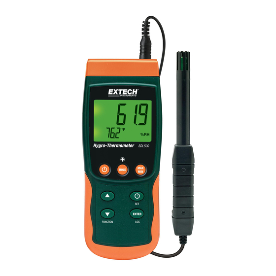 Extech 445715-NIST Big Digit Remote Probe Hygro Thermometer