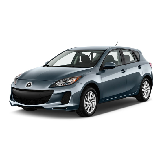 MAZDA 2012 3 OWNER'S MANUAL Pdf Download | ManualsLib