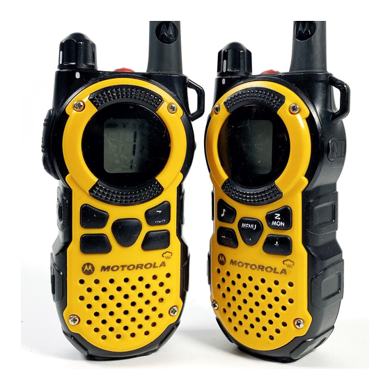 MOTOROLA TALKABOUT KEMML34301 USER MANUAL Pdf Download ManualsLib