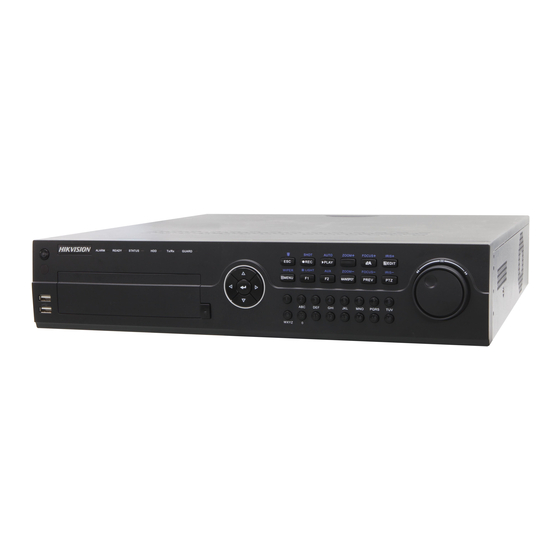 HIKVISION DIGITAL VIDEO RECORDER USER MANUAL Pdf Download ManualsLib