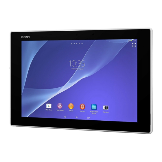 Sony Xperia Z2 SGP511 User Manual