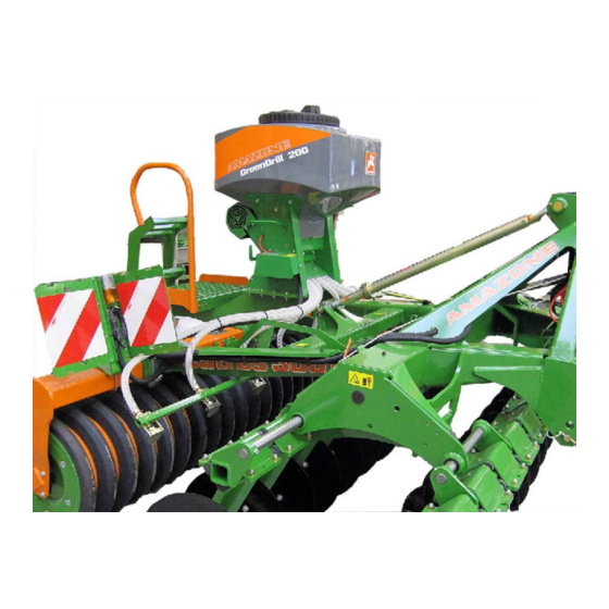 Amazone GreenDrill 200-E Operating Manual