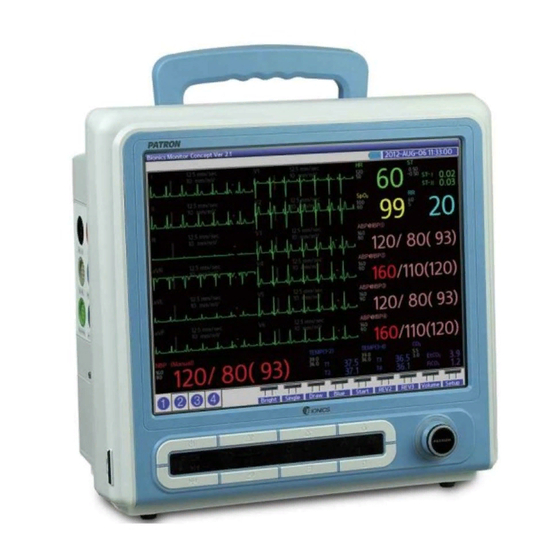 Bionics Patient Monitor Series Manuals