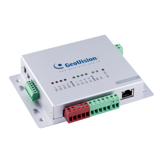 GeoVision GV-AS1620 User Manual