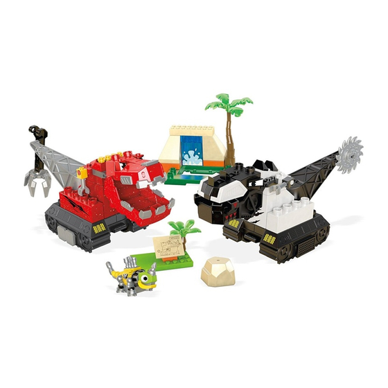 Mega Construx DreamWorks Dinotrux CRATER RUMBLE Manual