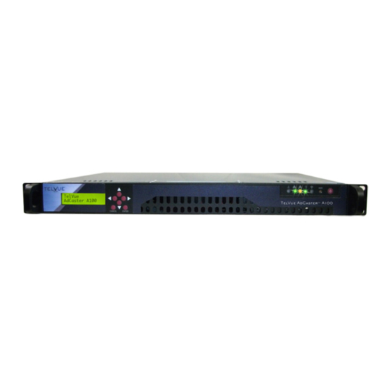 Telvue AdCaster Getting Started