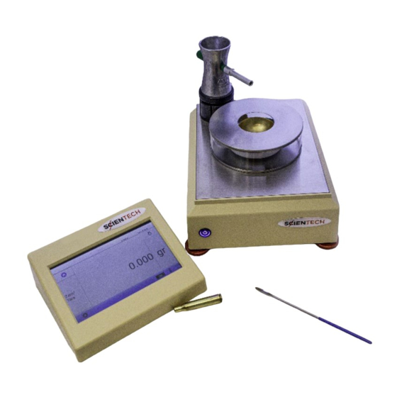 ScienTECH CS750 Operating Manual