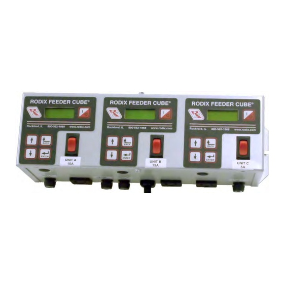Rodix FEEDER CUBE FC-200-3 Manual