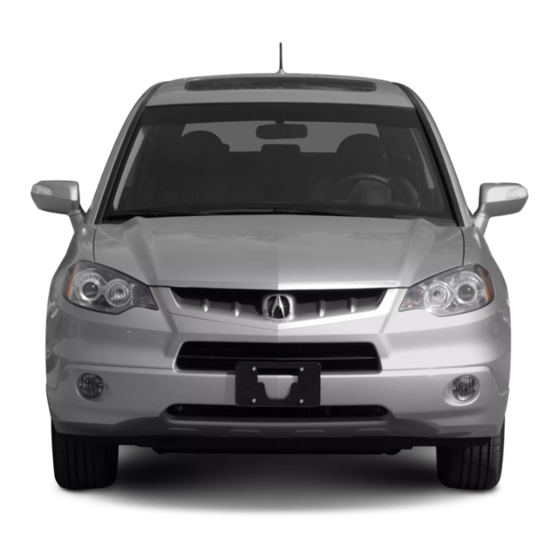 Acura RDX User Information