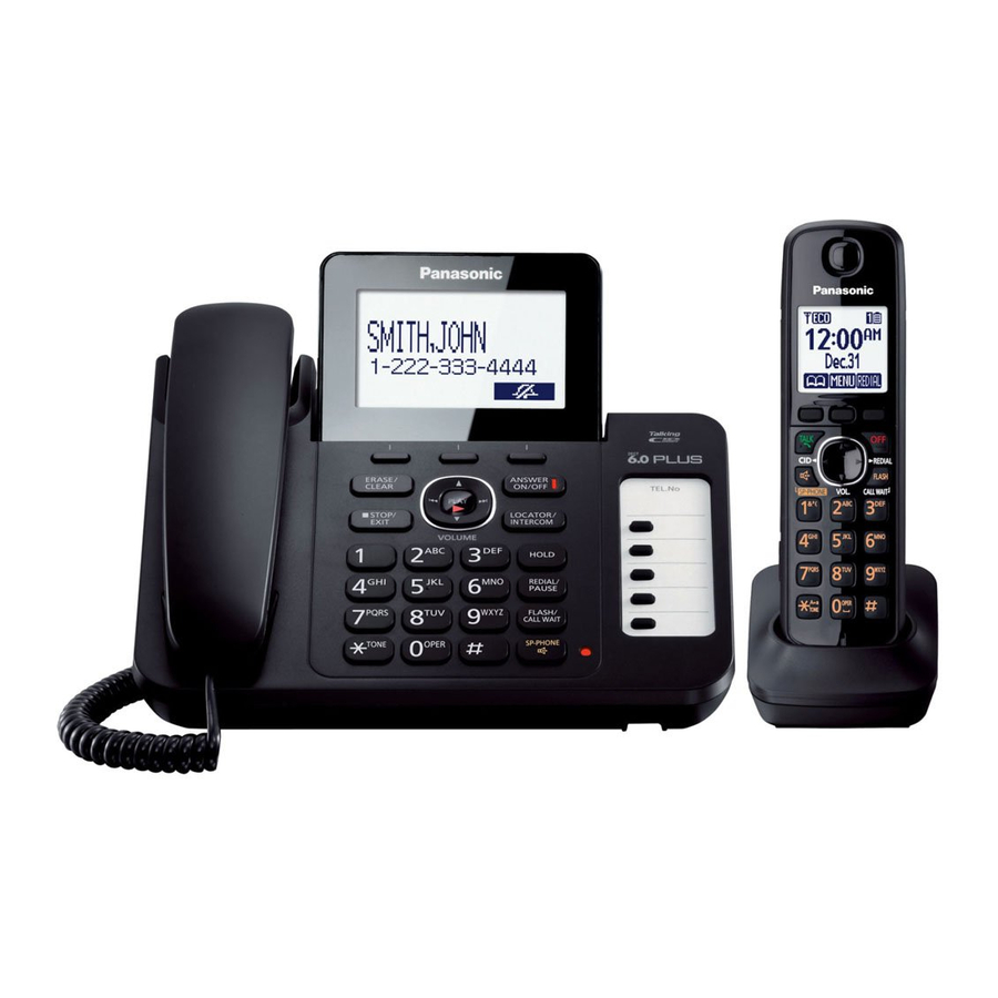 Panasonic KX-TG6672 Operating Instructions Manual
