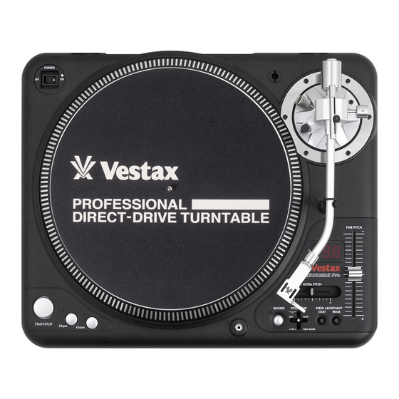 Vestax PDX-2300MkII Pro Owner's Manual