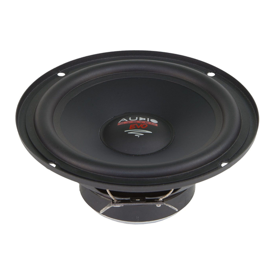 Audio System AS 165 EM EVO User Manual