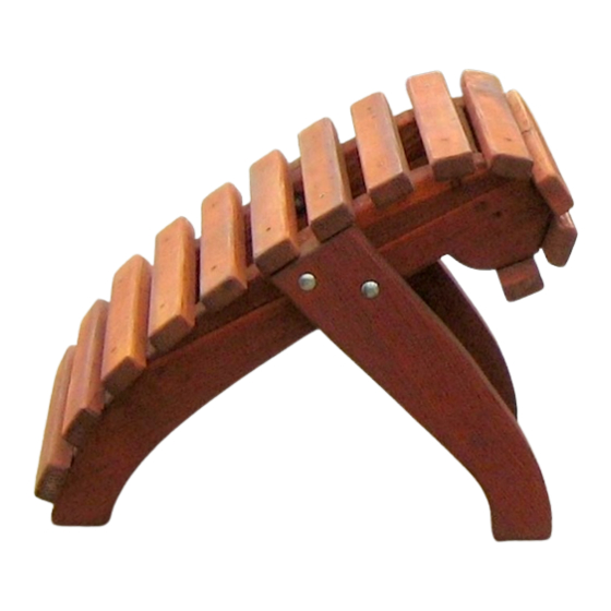 Forever Redwood ENSENADA OTTOMAN Assembly Instructions