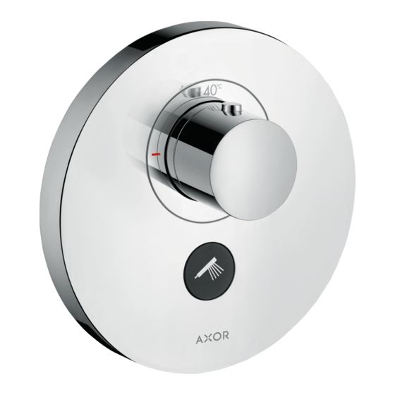 Hans Grohe Axor ShowerSelect Round 36726000 Instructions For Use/Assembly Instructions