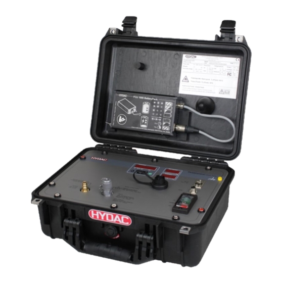User Manuals: HYDAC FILTER SYSTEMS FCU1315 Control Unit