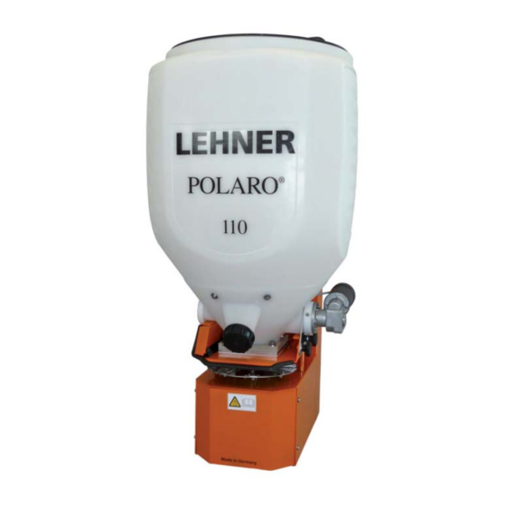 LEHNER POLARO Operating Manual With Parts List