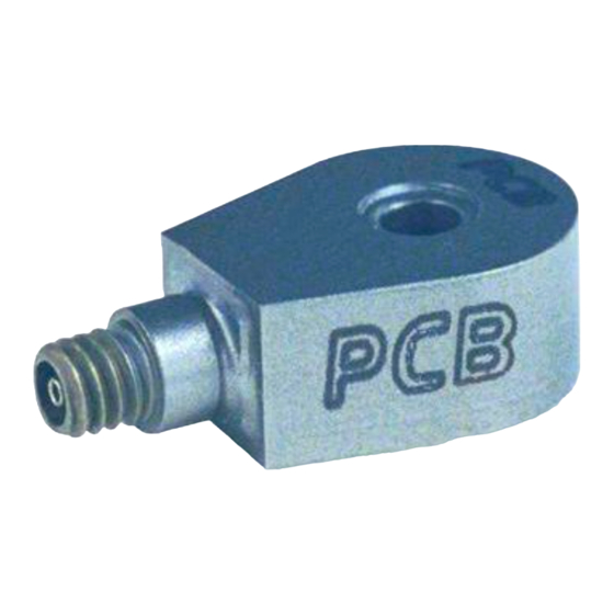 PCB Piezotronics 357B06 Installation And Operating Manual