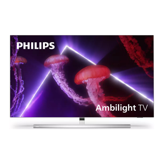 Philips OLED807 Series Quick Start Manual