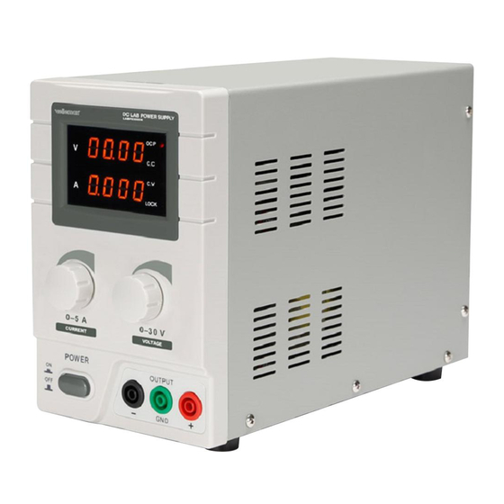 Velleman LABPS3005N User Manual