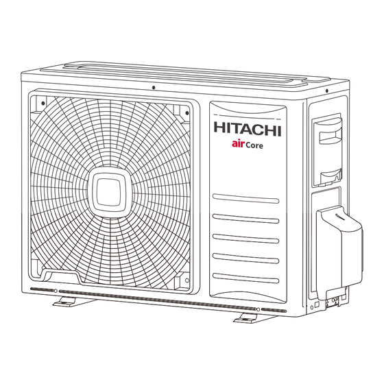 Hitachi air Core 600 Installation & Maintenance Manual