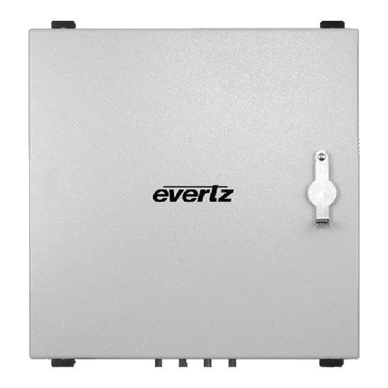 evertz 2400ODU Manuals