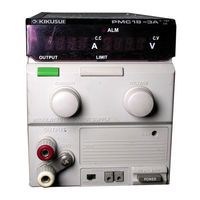 Kikusui PMC 35-2A Operation Manual