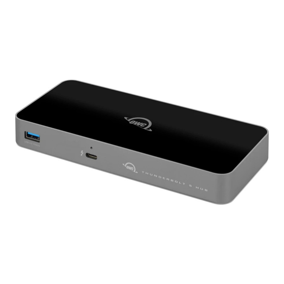 OWC Thunderbolt 5 Hub Manuals