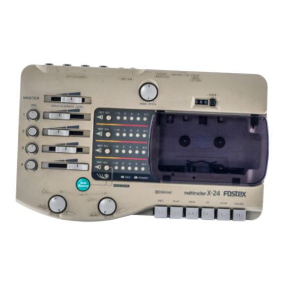 Fostex X-24 Service Manual