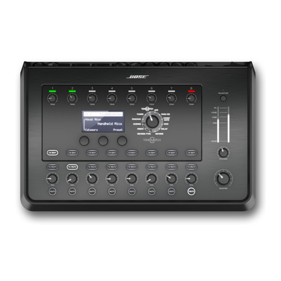 Bose T4S ToneMatch Owner's Manual