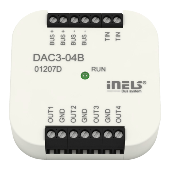 iNels DAC3-04B Manual
