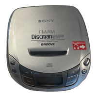 Sony Discman D-F411 Operating Instructions Manual