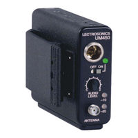 Lectrosonics UM450L Instruction Manual