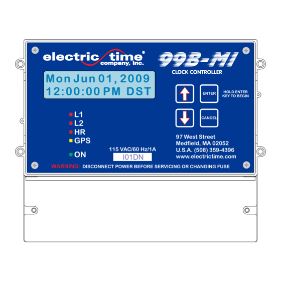 Electric Time 99B-MI User Manual