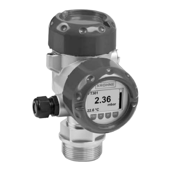 KROHNE OPTIBAR 5060 eDP Supplementary Instructions Manual